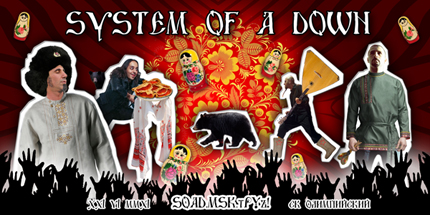 System Of A Down Russian Poster
